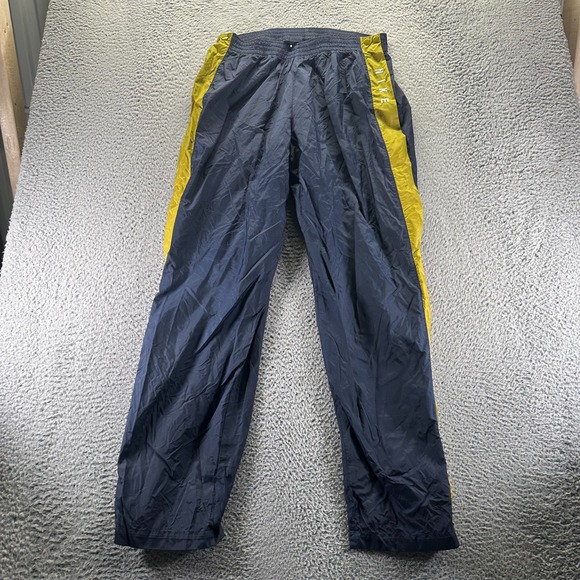 Vintage Nike Pant Mens XL Blue Nylon Track Straight Baggy Performance Running